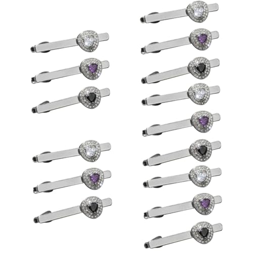 BESPORTBLE 5 Sätze Krawattenklammern Für Männer Krawattenclips Mit Funkelnden Edelsteinen Für Anzüge Hochzeiten Formelle Anlässe Silberfarbenes Design Stilvolles Accessoire Für 3 Stück * 5 BESPORTBLE 5 Sätze Krawattenklammern Für Männer Krawattenclips Mit Funkelnden Edelsteinen Für Anzüge Hochzeiten Formelle Anlässe Silberfarbenes Design Stilvolles Accessoire Für 3 Stück * 5 von BESPORTBLE