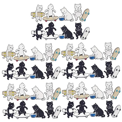 BESPORTBLE 5 Sätze Stellnadel Cartoon-emaille-broschen Katzenbroschen Für Frauen Katze-emaille-pin Rucksack-stifte Broschen in Katzenform Anstecknadeln Für Damen Legierung 8 Stück * 5 BESPORTBLE 5 Sätze Stellnadel Cartoon-emaille-broschen Katzenbroschen Für Frauen Katze-emaille-pin Rucksack-stifte Broschen in Katzenform Anstecknadeln Für Damen Legierung 8 Stück * 5 von BESPORTBLE