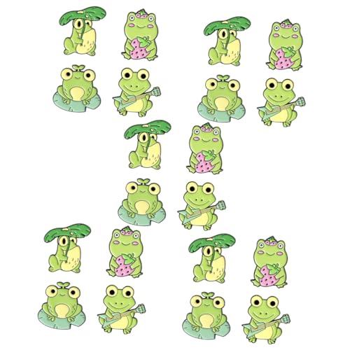 BESPORTBLE 5 Sätze Teiliges Frosch Brosche Cartoon Emaille Anstecker Für Frauen Schmuck Für Hochzeiten Partys Tägliches Vielseitige Tieraccessoires Für Kleidung Taschen Hüte 4 Stück * 5 von BESPORTBLE
