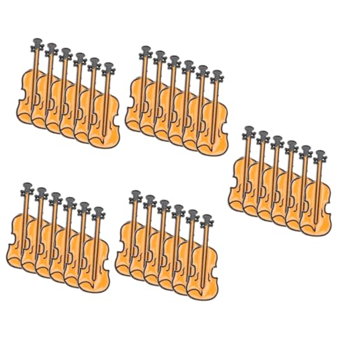 BESPORTBLE 5 Sätze Teiliges Violinen Broschen Für Kleidung Metall Anstecknadel Stilvolle Instrument Dekoration Für Männer Frauen Kreative Geschenkidee Für Musiker Musikliebhaber 6 Stück * 5 von BESPORTBLE