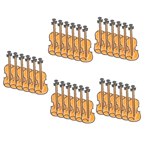 BESPORTBLE 5 Sätze Violin Pin Anstecknadel Für Kleidung Kreative Brosche Für Anzüge Geburtstagsgeschenke Besondere Anlässe Langlebig Für Musiker Musikliebhaber 6 Stück * 5 von BESPORTBLE