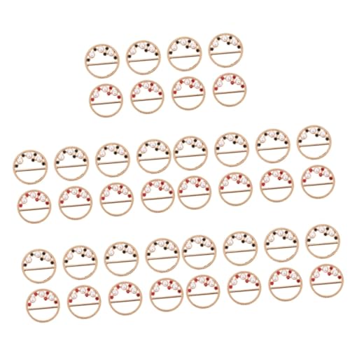 BESPORTBLE 5 Sätze Zinklegierung T Shirt Clips Schal Clips Ringe Für Kleidung Dekorative Schnallen Für Damen Vielseitige Accessoires Für Schals Outfits 8 Stücke * 5 von BESPORTBLE