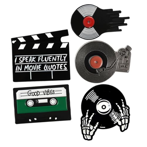 BESPORTBLE 5 Stück Brosche Für Kleidung Schlüsselanhänger Anstecker Vintage Brosche Umhangnadel Magnetband Broschen Für Rucksäcke Vintage Damen Accessoires Ornamente Retro von BESPORTBLE