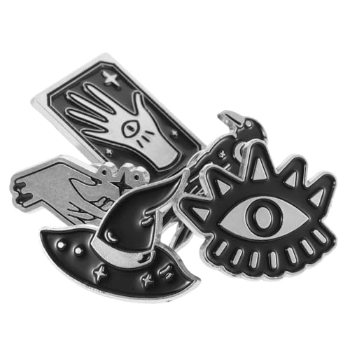 BESPORTBLE 5 Stück Broschen für Damen Kreative Hut Form Metall Anstecknadeln Vielseitige Kleidungsschmuck Langlebige Legierung für Alltag und Besondere Anlässe von BESPORTBLE