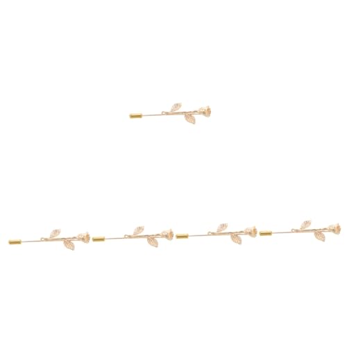 BESPORTBLE 5 Stück Broschenschmuck Reversbrosche Anstecknadeln Kragen Strass Anstecknadel Boutonniere Für Herren Krawattennadel Anzugnadel Anzug Krawattennadel Hemdnadel von BESPORTBLE