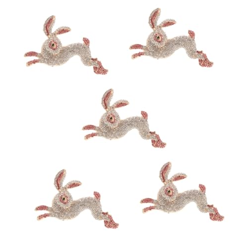 BESPORTBLE 5 Stück Kaninchen Brosche Hase Brosche Clips Kaninchen-Brosche Strassbrosche Pin Schmuck Anstecknadel für Kleidung Frauen Kaninchen-Pin-Brosche Strasssteine BESPORTBLE 5 Stück Kaninchen Brosche Hase Brosche Clips Kaninchen-Brosche Strassbrosche Pin Schmuck Anstecknadel für Kleidung Frauen Kaninchen-Pin-Brosche Strasssteine von BESPORTBLE