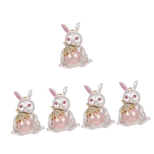 BESPORTBLE 5 Stück Kaninchen Brosche Osterschmuck Für Frauen Osterbrosche Osterhasen-brosche Broschen Für Frauen Osterhasen-stifte Hasen Dekorationen Ansteckbrosche Kaninchen-brosche Kupfer BESPORTBLE 5 Stück Kaninchen Brosche Osterschmuck Für Frauen Osterbrosche Osterhasen-brosche Broschen Für Frauen Osterhasen-stifte Hasen Dekorationen Ansteckbrosche Kaninchen-brosche Kupfer von BESPORTBLE