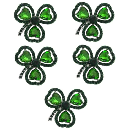 BESPORTBLE 5 Stück Kleeblatt-brosche Blumen- Geformt Schal Frauen Für Frauen Silber Stellnadel Kleeblätter Tragen Kleidung Schmuck Rucksackstift Männer Reversnadel Green Zinklegierung BESPORTBLE 5 Stück Kleeblatt-brosche Blumen- Geformt Schal Frauen Für Frauen Silber Stellnadel Kleeblätter Tragen Kleidung Schmuck Rucksackstift Männer Reversnadel Green Zinklegierung von BESPORTBLE