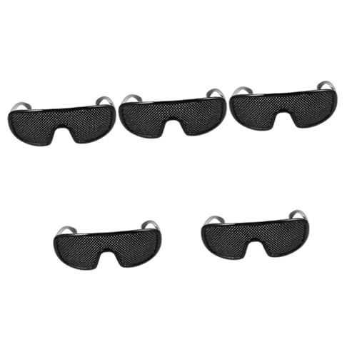 BESPORTBLE 5 Stück Pinhole Brille aus Kunststoff für Augenentspannung und Sehverbesserung Kompakt und Tragbar für Lesebrille Damen und Augentraining Komfortabel und Leicht für Unterwegs von BESPORTBLE