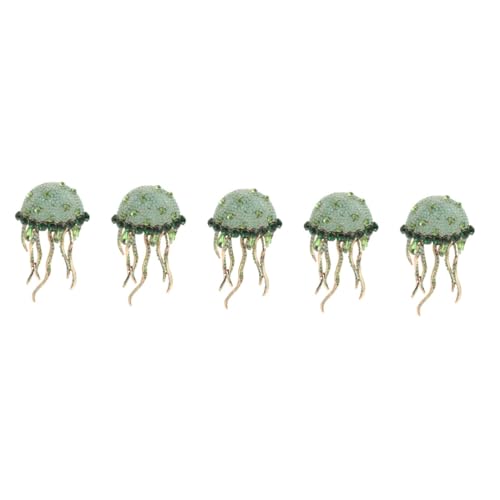 BESPORTBLE 5 Stück Quallenbrosche Broschen Und Anstecknadeln Für Damen Broschen Für Bekleidung Abschlussball Fälschung Stift Modeschmuck Für Damen Klein Brosche Für Damen Green Zinklegierung BESPORTBLE 5 Stück Quallenbrosche Broschen Und Anstecknadeln Für Damen Broschen Für Bekleidung Abschlussball Fälschung Stift Modeschmuck Für Damen Klein Brosche Für Damen Green Zinklegierung von BESPORTBLE