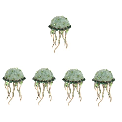 BESPORTBLE 5 Stück Quallenbrosche Klein Broschennadel Abschlussball Modeschmuck Für Damen Brosche Pin Für Frauen Broschen Und Anstecknadeln Für Damen Fälschung Stift Green Strasssteine BESPORTBLE 5 Stück Quallenbrosche Klein Broschennadel Abschlussball Modeschmuck Für Damen Brosche Pin Für Frauen Broschen Und Anstecknadeln Für Damen Fälschung Stift Green Strasssteine von BESPORTBLE