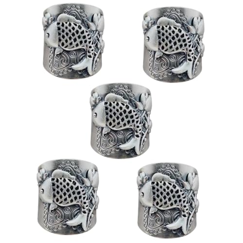 BESPORTBLE 5 Stück Retro Ring für Damen Einstellbarer Offener Finger Ring mit Chic Eleganter Schmuck für Frauen für Besondere Anlässe von BESPORTBLE