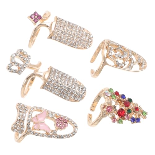 BESPORTBLE 5 Stück Strass Dekoration für Frauen Kreative und Vielseitige Schmuckkombination für von BESPORTBLE