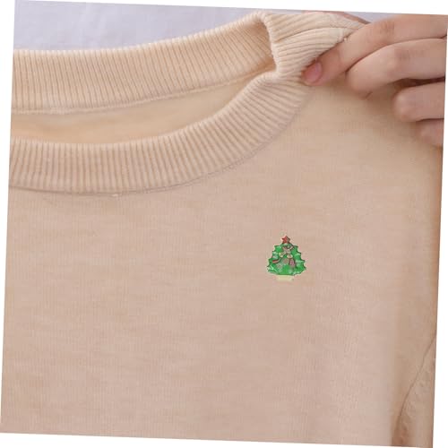 BESPORTBLE 50 Stück Glitzerbrosche Leuchtende Weihnachtsnadeln weihnachtlich leuchtende broschen Weihnachtsbroschen u blinken Weihnachts-Abzeichen-Pin Gefälligkeiten für Weihnachtsfeiern von BESPORTBLE