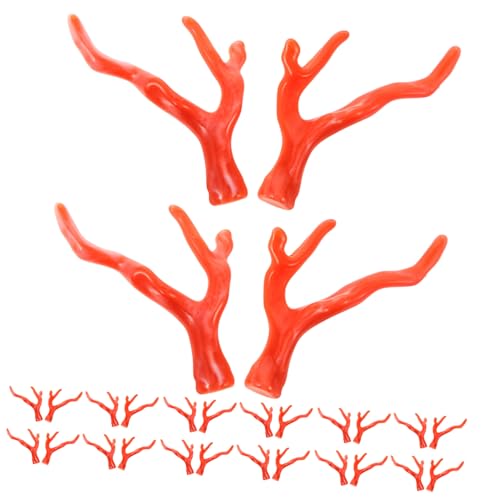 BESPORTBLE 50 Stück Teiliges Weihnachts Hirschgeweih Dekorationen aus DIY Haar und Hut Accessoires Robuste Vielseitige Geweih Bastelmaterialien für Foto Requisiten und Partydeko von BESPORTBLE