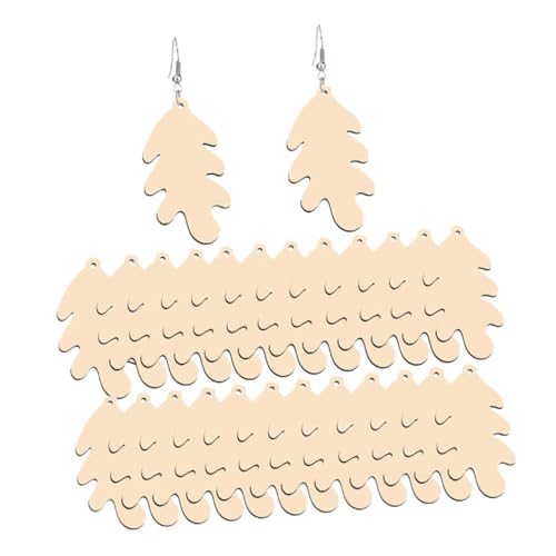 BESPORTBLE 50Stücke Holzohrringe Eardrop Im Schlichten Lässigen Design Stilvolle Ohrstecker Für Damen Für Partys Beige BESPORTBLE 50Stücke Holzohrringe Eardrop Im Schlichten Lässigen Design Stilvolle Ohrstecker Für Damen Für Partys Beige von BESPORTBLE