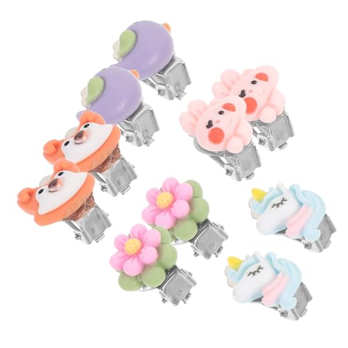 BESPORTBLE 5paare Ohrclips Für Mädchen Clip - Ohrringe Ohne Ohrlöcher Ohrschmuck Für Junge Mädchen Schmuckset Für Kleine Party-ohrschmuck Festlicher Ohrschmuck von BESPORTBLE