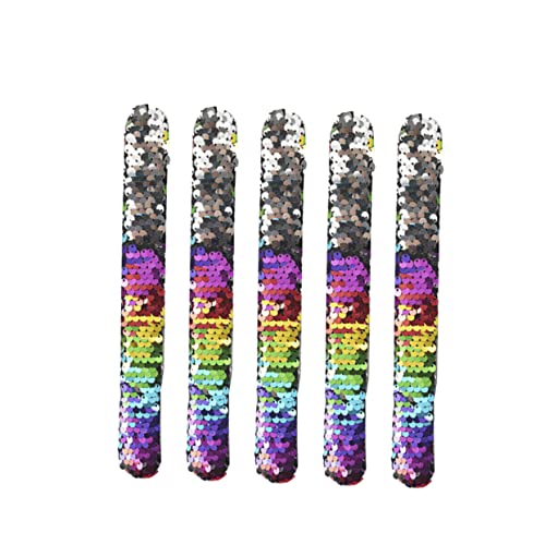 BESPORTBLE 5Stücke Meerjungfrau Pailletten Armbänder Für Klatsch Ringe Für Geburtstagsfeiern Und Bühnenauftritte Und Bequem Einfach Anzuziehen BESPORTBLE 5Stücke Meerjungfrau Pailletten Armbänder Für Klatsch Ringe Für Geburtstagsfeiern Und Bühnenauftritte Und Bequem Einfach Anzuziehen von BESPORTBLE