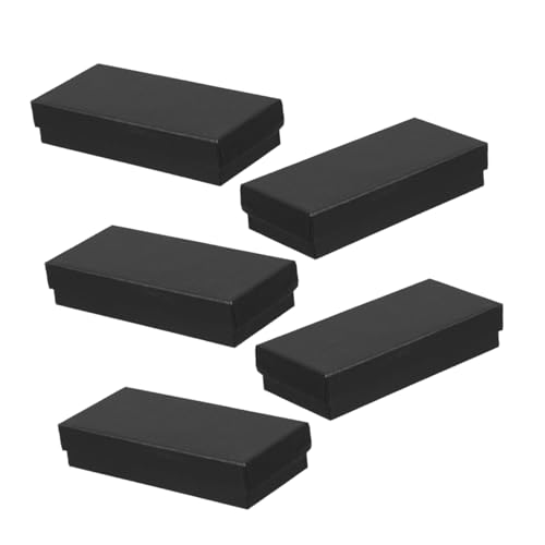 BESPORTBLE 5stücke Rechteckige Uhrenbox Mit Deckel Für Reisen Und Präsentationen Kleine Und Tragbare Uhrenaufbewahrungsboxen Für Herren Und Damenuhren von BESPORTBLE