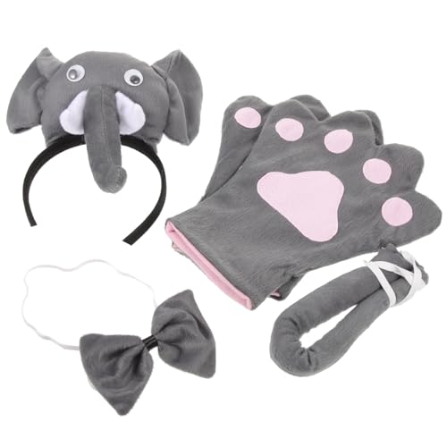 BESPORTBLE 5stücke Cosplay Tier Kostüme Requisiten Attraktive Handschuhe Stirnband Mit Und Fliege Echtes Material Vollfüllung Gummizug BESPORTBLE 5stücke Cosplay Tier Kostüme Requisiten Attraktive Handschuhe Stirnband Mit Und Fliege Echtes Material Vollfüllung Gummizug von BESPORTBLE