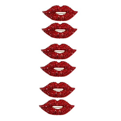BESPORTBLE 6 Stck Mode Brosche Damen mit Roter Lippenform Strassbesetzt Langlebig und Modisch Anstecknadeln für Kleidung Party Hochzeit und Valentinstag Accessoire BESPORTBLE 6 Stck Mode Brosche Damen mit Roter Lippenform Strassbesetzt Langlebig und Modisch Anstecknadeln für Kleidung Party Hochzeit und Valentinstag Accessoire von BESPORTBLE
