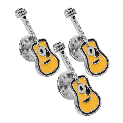 BESPORTBLE 6 Stck Retro Gitarren Broschen Pin Punk Design Mode Anstecker für Jacken Taschen Kleidung Vintage Schmuck Accessoire von BESPORTBLE