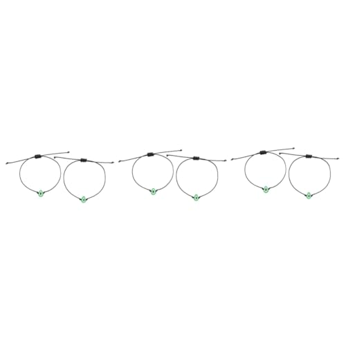 BESPORTBLE 6 Stck. Avocado Armbänder Verstellbar Freundschaftsarmband Handgefertigt Weiches Wachsband Damen Schmuck Geschenkidee für Freunde von BESPORTBLE
