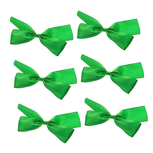 BESPORTBLE 6stücke Grünes Haarclip St Patrick's Day Teiliges Handgefertigtes Bogen-haaraccessoire Für Erwachsene Für Festliche Anlässe Und Partys Farbenfrohes Design Sichere Fixierung von BESPORTBLE