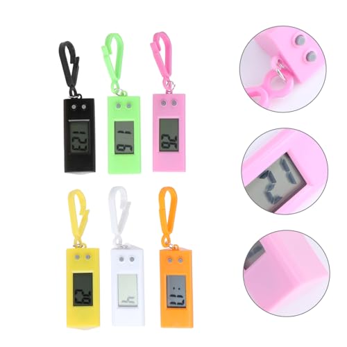 BESPORTBLE 6 Stück Kleine Elektronische Schlüsselanhängeruhr für Digitale Pocket Watch mit Klarem Zifferblatt Praktische Anhängeruhr für Schule und Alltag Robuste Langlebige BESPORTBLE 6 Stück Kleine Elektronische Schlüsselanhängeruhr für Digitale Pocket Watch mit Klarem Zifferblatt Praktische Anhängeruhr für Schule und Alltag Robuste Langlebige von BESPORTBLE