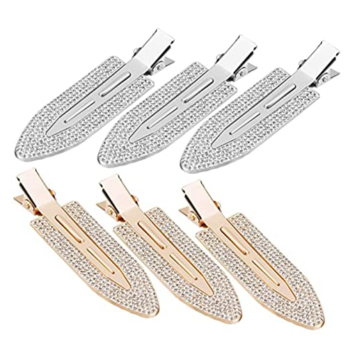 BESPORTBLE 6 Stück Rhinestone Haarspangen für Frisuren Make Up Haarklammern Dellen für Frauen Stylen Sektionieren von BESPORTBLE