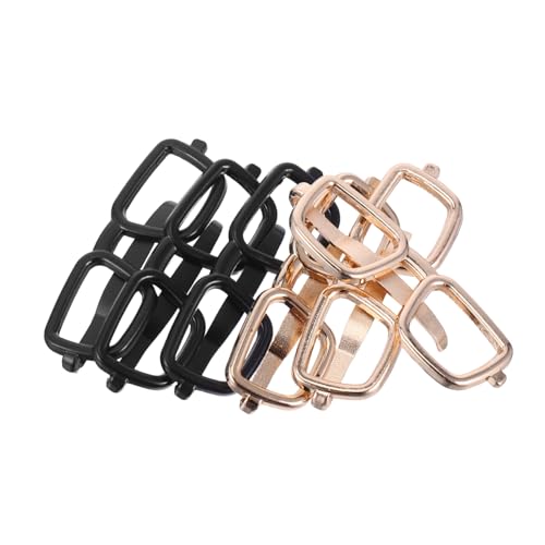 BESPORTBLE 6stücke Teilige Herren-krawattenklammer Aus Metall Brillenform Krawattenklammer Mit Klemmverschluss Für Business Formelle Anlässe Reisen Anzug-accessoires von BESPORTBLE