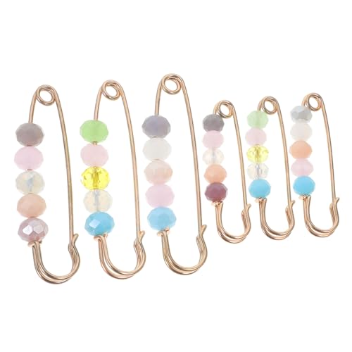 BESPORTBLE 6 Stück Teiliges Taillen Broschen Pin zur Bundverengung Glatte Oberfläche Robuste Hosenknopf Alternative für Jeans Hosen Kleider Dekorativ und Praktisch für Damenbekleidung von BESPORTBLE