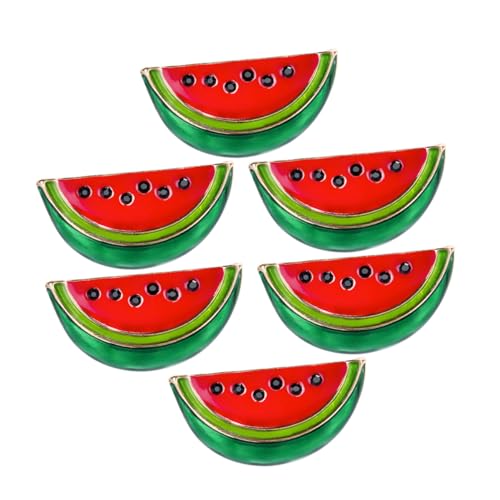 BESPORTBLE 6 Stück Wassermelonen broschen Anstecknadeln Cartoon Cardigan Pins Damen Modisch Leicht Langlebig Geeignet für Schal und Kleidung von BESPORTBLE