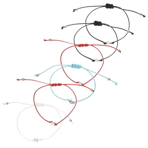 BESPORTBLE 6Stücke Armbänder Für Jugendliche Einstellbare Wunscharmbänder Schulanfangsfeier Für Mütter Und Töchter BESPORTBLE 6Stücke Armbänder Für Jugendliche Einstellbare Wunscharmbänder Schulanfangsfeier Für Mütter Und Töchter von BESPORTBLE