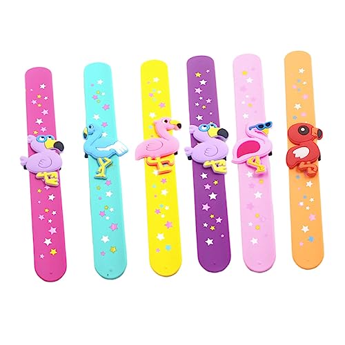 BESPORTBLE 6Stücke Silikon Schnapparmbänder im Flamingo Design Ohrfeigen Armbänder für Party Gastgeschenk oder Mitgebsel für Kindergeburtstag BESPORTBLE 6Stücke Silikon Schnapparmbänder im Flamingo Design Ohrfeigen Armbänder für Party Gastgeschenk oder Mitgebsel für Kindergeburtstag von BESPORTBLE