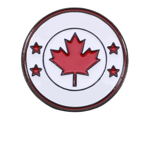 BESPORTBLE 6stücke Rote Flagge Broschen-pins Süße Runde Anstecknadeln Für Männer Und Frauen Als Für Lehrer Freunden Für Feiern von BESPORTBLE