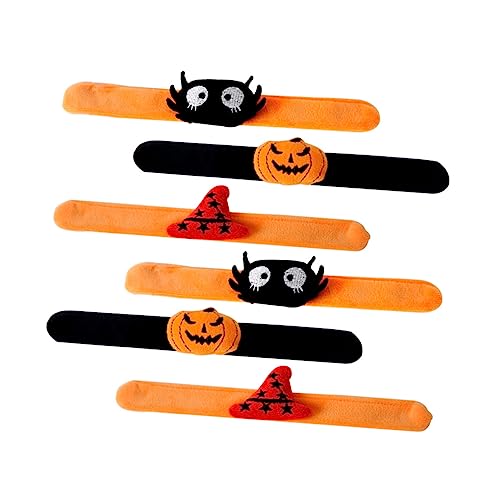 BESPORTBLE 6Stücke Teiliges Halloween Slap Armband Für Design Mit Kürbis Und Hexenhut Partys Geburtstagsgeschenke Und Mitgebsel Sicher Und Langlebig BESPORTBLE 6Stücke Teiliges Halloween Slap Armband Für Design Mit Kürbis Und Hexenhut Partys Geburtstagsgeschenke Und Mitgebsel Sicher Und Langlebig von BESPORTBLE
