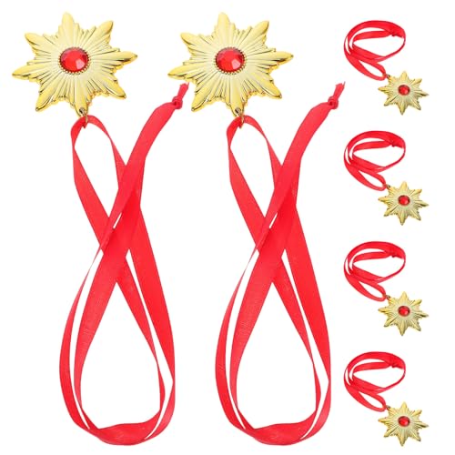 BESPORTBLE 6er-Set Vampir-Anhänger mit Band – Halloween Halsketten als Kostüm-Schmuck und Medaillen für Dekoration von BESPORTBLE