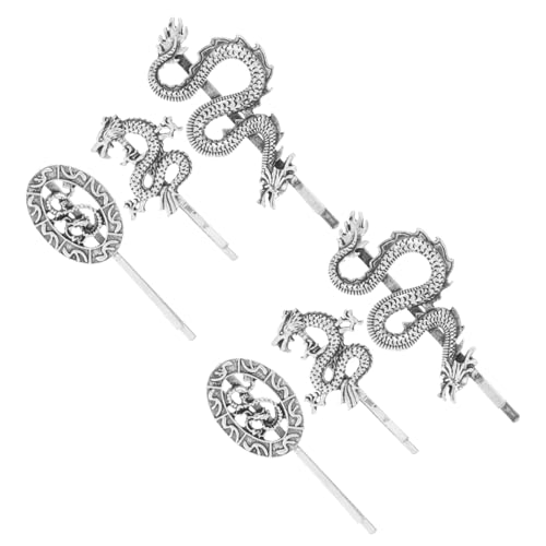 BESPORTBLE 6stücke Retro Punk Haarspangen Set Metall Haarclip Set Mit Drachen Design Für Cosplay Halloween Und Besondere Anlässe Stilvolle Haarnadeln Für Damen Und Mädchen von BESPORTBLE