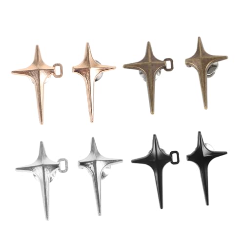 BESPORTBLE 8 Paar Taillenartefakt Jeansknöpfe Knopfnadel Goldene Kommodenknöpfe Jeansknöpfe Taillenschnallenspanner Knopf Für Jeans Elastische Goldene Schubladenknöpfe von BESPORTBLE