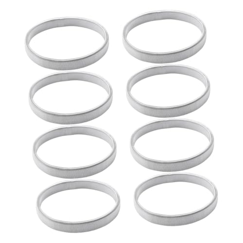 BESPORTBLE 8 Stück Teiliges Elastische Ärmelhalter aus Leichtem Metall Rutschfeste Stretch Armbänder für Hemdärmel Komfortable Unisex Armbandärmel für Büro und Freizeit von BESPORTBLE