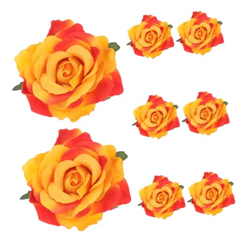 BESPORTBLE 8 Stück Teiliges Rosen Broschen Stoff Künstliche Hochzeits Braut Anstecknadeln Dekorative Kleid Pins für Taschen Mäntel Festliche Anlässe Geeignet von BESPORTBLE