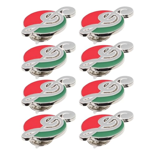 BESPORTBLE 8stücke Musiknoten-kleidungsbrosche Kawaii-brosche Mit Musikknopfnote Emaille-brosche Für Frauen Dekorative Anstecknadel Musikbrosche Für Hüte Und Taschen von BESPORTBLE