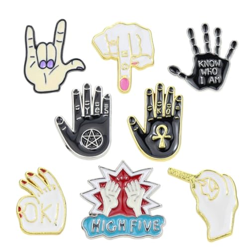 BESPORTBLE 8Stücke Broschen Retro Punk Brustnadel für Damen Herren Kreative Corsage Pins für Kleidung Hüte Taschen Stylisches für Freunde Familie BESPORTBLE 8Stücke Broschen Retro Punk Brustnadel für Damen Herren Kreative Corsage Pins für Kleidung Hüte Taschen Stylisches für Freunde Familie von BESPORTBLE
