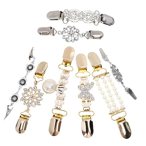 BESPORTBLE 8stücke Vintage Pullover Schal Clips Für Damen Pullover-verschluss Mit Retro-look Schal-clip Aus Hochwertiger Legierung Kleidungszubehör Für Lässige Outfits Für Partys Und von BESPORTBLE