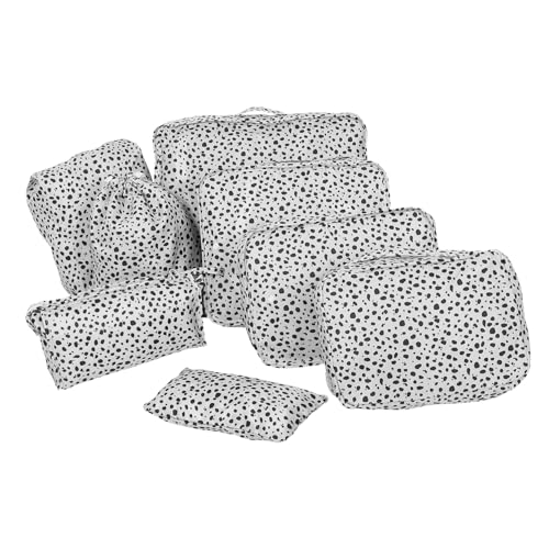 BESPORTBLE 8stücke Reise-kulturtasche Mit Reißverschluss Aufbewahrungsbeutel Für Kosmetika Schreibwaren Handys Schlüssel Und Andere Kleinigkeiten Tragbar Für Damen von BESPORTBLE