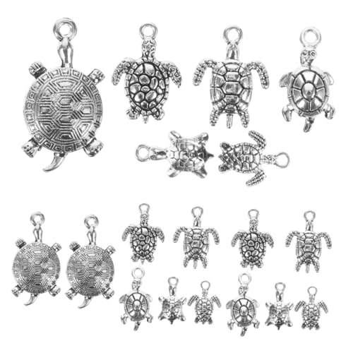 BESPORTBLE 90 Stück Teiliges Vintage Schildkröten Anhänger aus Legierung Meeresdesigns Leichte Schmuckanhänger für Halsketten Armbänder und DIY Bastelprojekte von BESPORTBLE