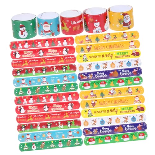 BESPORTBLE 96Stücke Slap Armbänder für Weihnachten Weihnachtsarmbänder Vielseitige Weihnachtsgeschenke Auffällige Designs für Festliche Anlässe Bequem und Langlebig BESPORTBLE 96Stücke Slap Armbänder für Weihnachten Weihnachtsarmbänder Vielseitige Weihnachtsgeschenke Auffällige Designs für Festliche Anlässe Bequem und Langlebig von BESPORTBLE