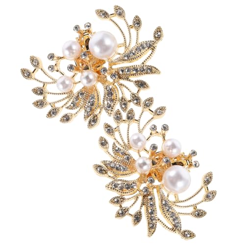 BESPORTBLE Abnehmbare Perlen Schuhclips für Damen High Heels Schuhschnalle mit Strasssteinen Hochzeitsschmuck Accessoires Dekorative Brautschuh Buckle von BESPORTBLE