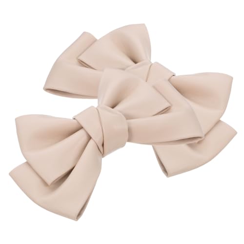 BESPORTBLE Abnehmbare Pu-schleifen-schuhclips für Damen Leichte Strapazierfähige Schuhaccessoires mit Schleifenmotiv Vielseitige Dekorative Schuhornamente für High Heels Taschen und Kleidung von BESPORTBLE